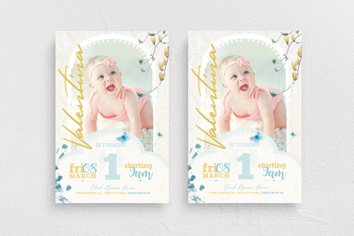 Birthday Invitation Vol.2 Flyer, a Flyer Template by Touringxx Creative Studio (Photo 1 of 3)