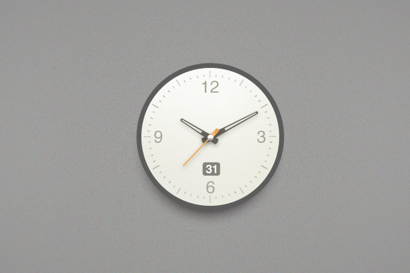 Modern Clock Icon