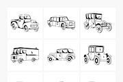 Animated Antique Car Vectors, a Duotone Icon by Prosymbols (Thumbnail 11 of 14)