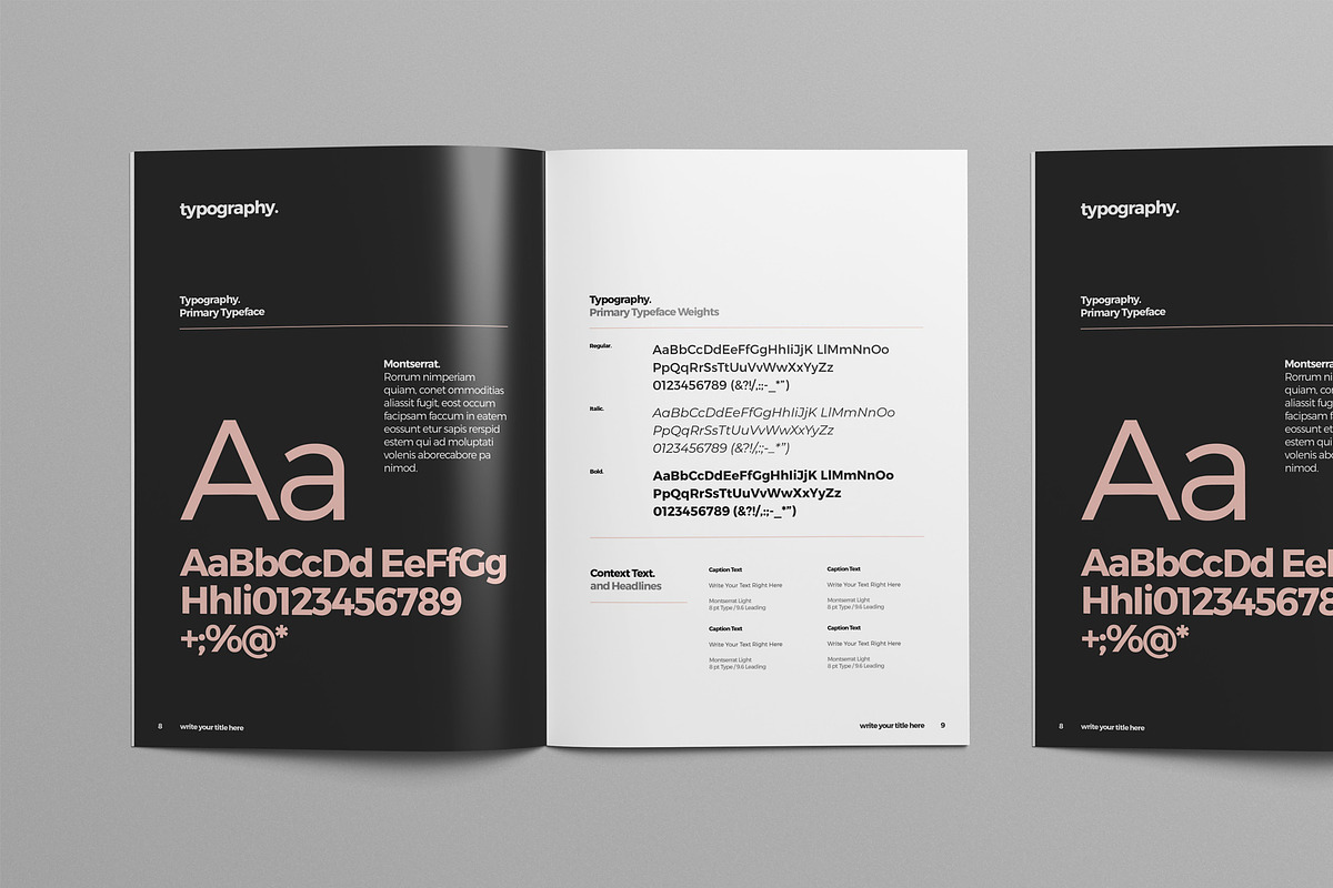 Brand Style Guide Layout, a Presentation Template by broluthfi (Photo 3 of 5)