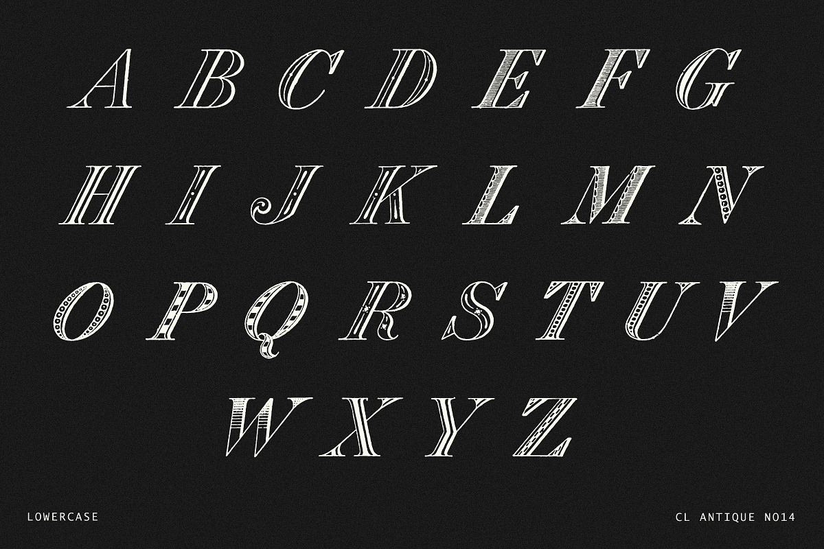 Decorative Vintage Serif Font - No14, a Serif Font by Century Library (Photo 4 of 5)
