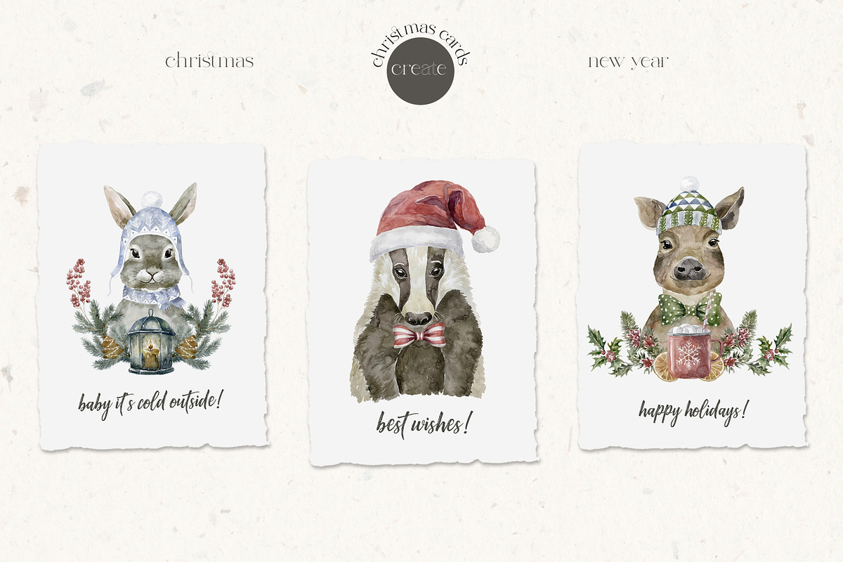 Сool CHRISTMAS Bundle., a Seasonal Illustration by Designwork (Photo 43 of 73)