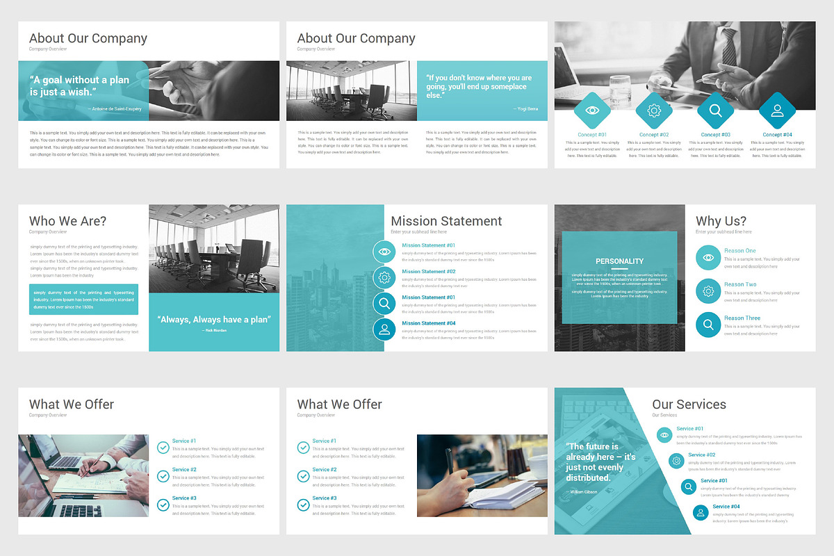 Best Business Plan Keynote Template, a Presentation Template by SlideSalad (Photo 10 of 34)