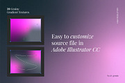 20 Graphite Gradients Set, a Texture Graphic by le-genda (Thumbnail 2 of 11)