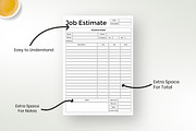 Estimate Template, a Print Template by Snapybiz (Thumbnail 2 of 8)