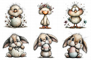 Whimsical Easter Animal Clipart, an Illustration by Daily.Designs (Thumbnail 6 of 8)