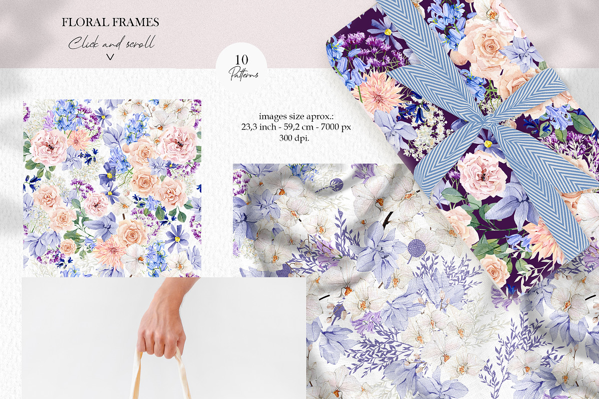 Very Peri boho floral collection, an Illustration by AnnaTkachi (Photo 6 of 7)