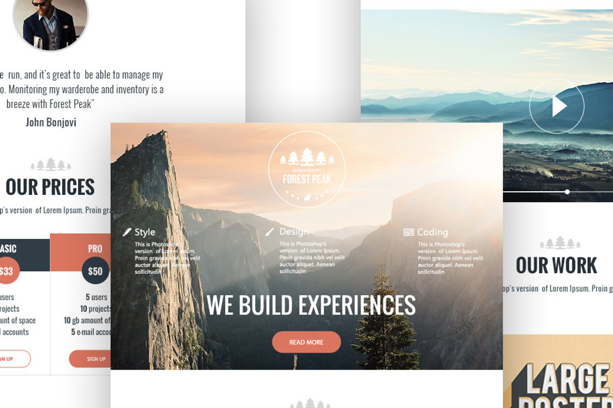 ForestPeak Email Template, an Email Template by Brand Square (Photo 1 of 2)