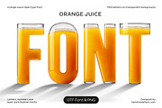 Orange Juice Font, a Sans Serif Font by Handmadefont (Thumbnail 1 of 13)