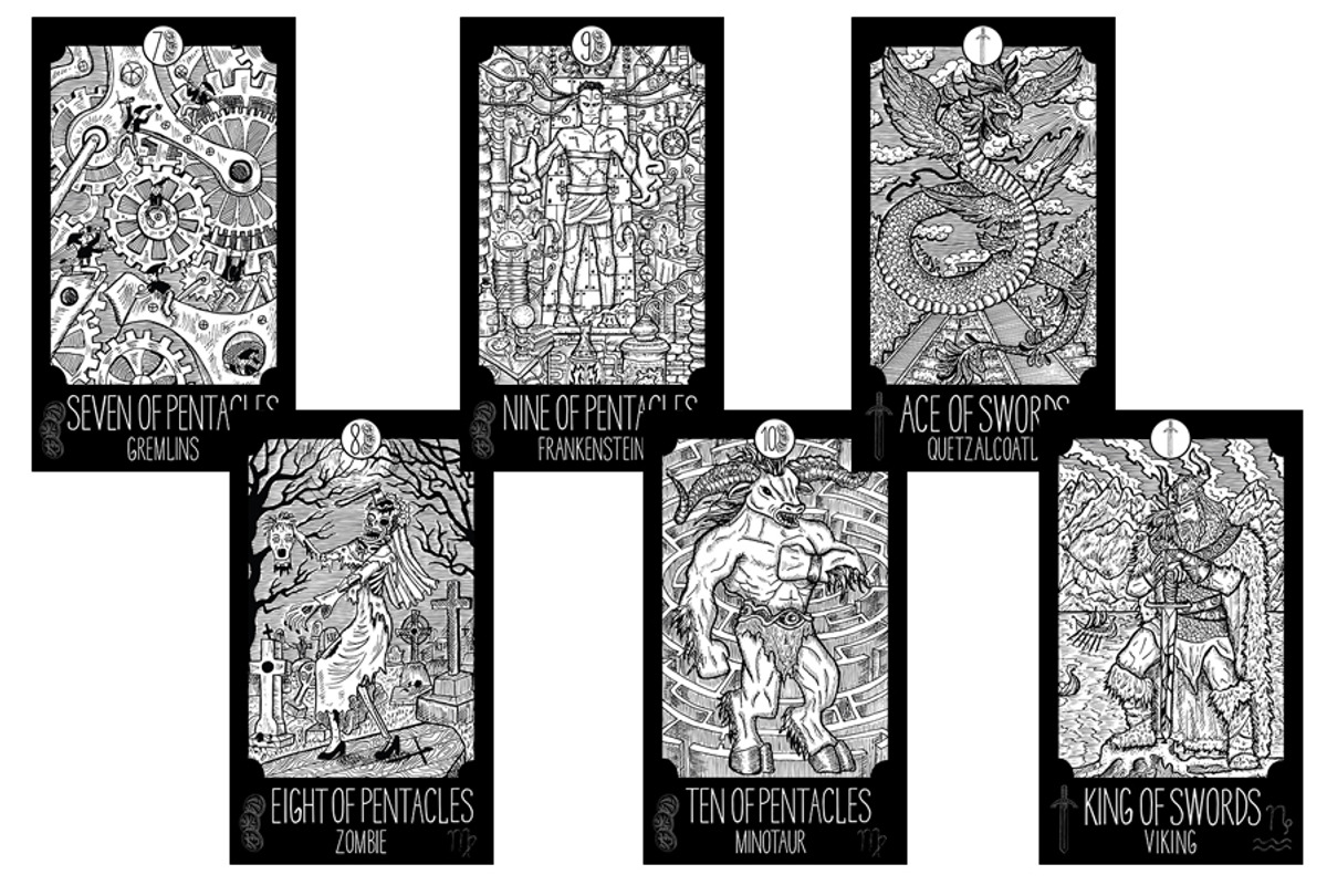 Fantasy Tarot cards, a Decorative Illustration by Samiramay (Photo 10 of 15)