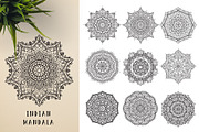 300 Vector Mandala Ornaments, a Decorative Illustration by pixaroma (Thumbnail 10 of 49)