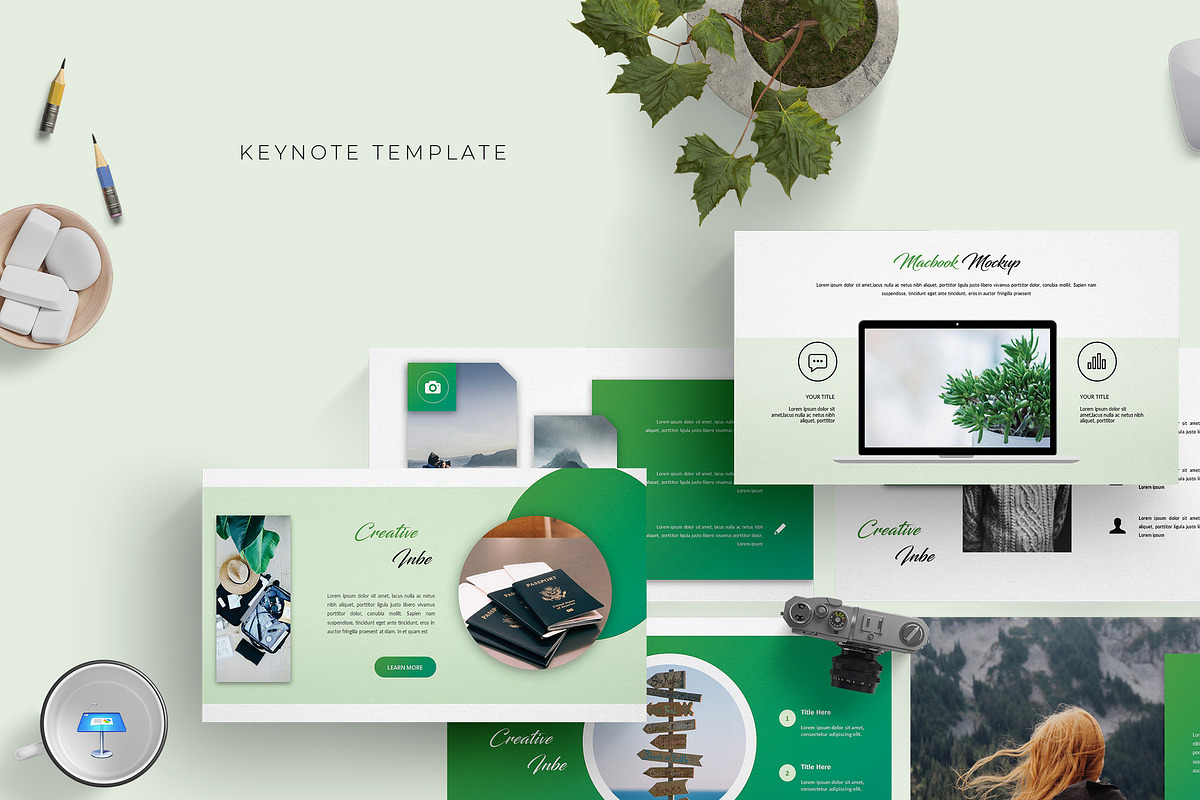 Inbe - Keynote Template, a Presentation Template by AQR Studio