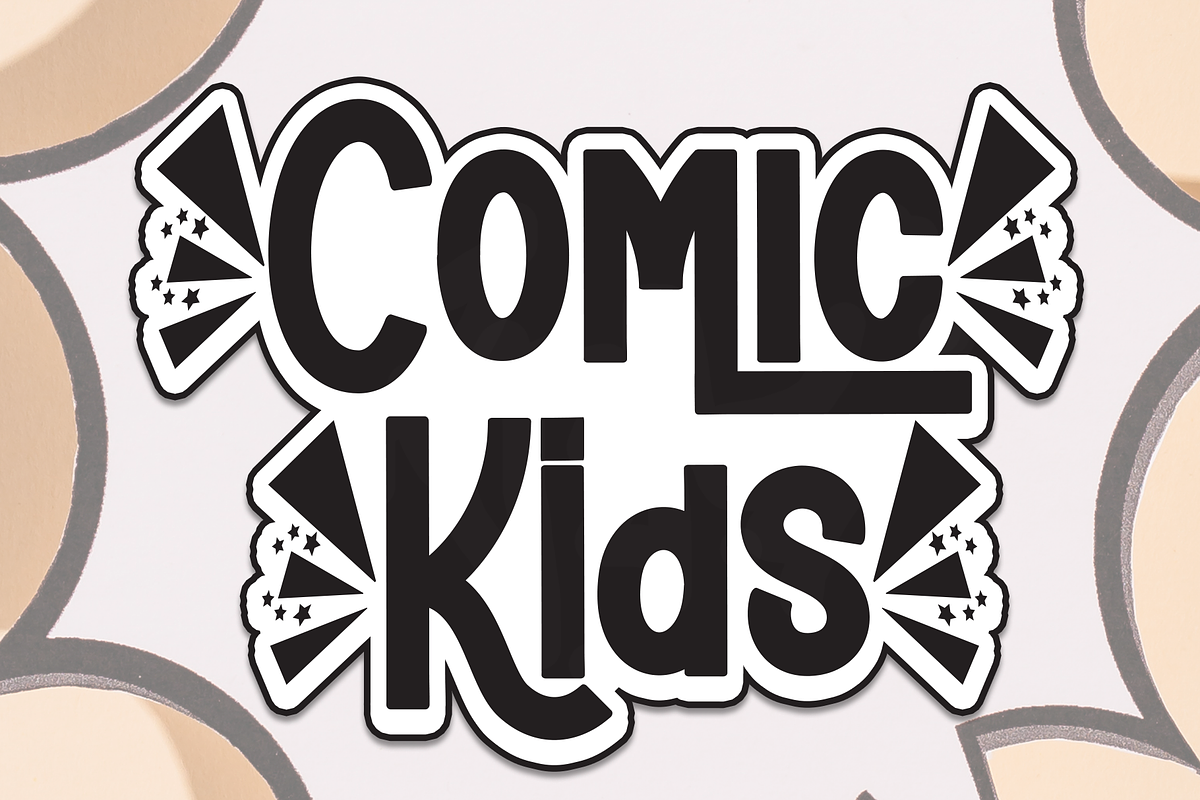 Comic Kids | Script Font, a Script Font by Scratchones (Photo 1 of 9)