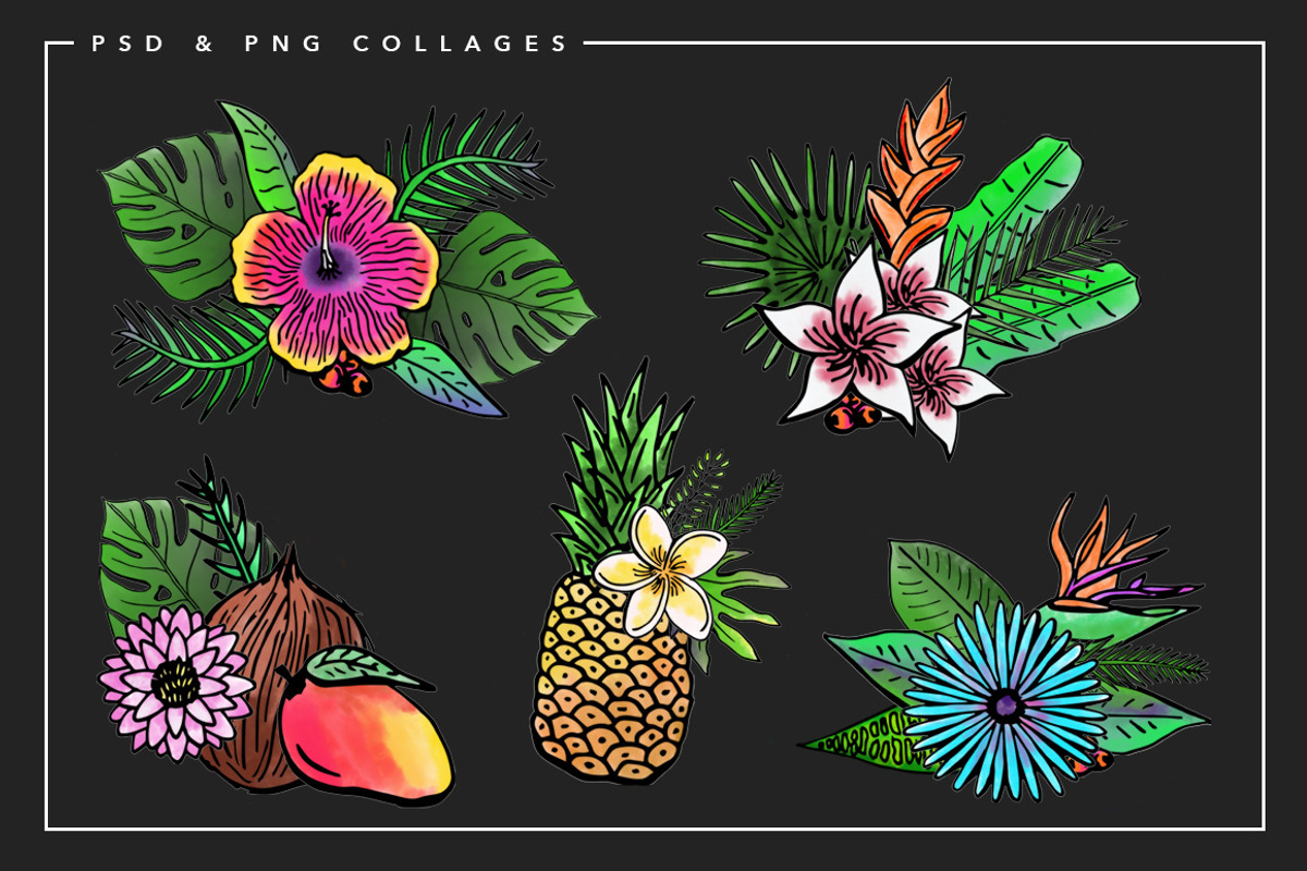 Tropical Watercolor Illustrations, an Illustration by Spring Break Jake (Photo 19 of 19)