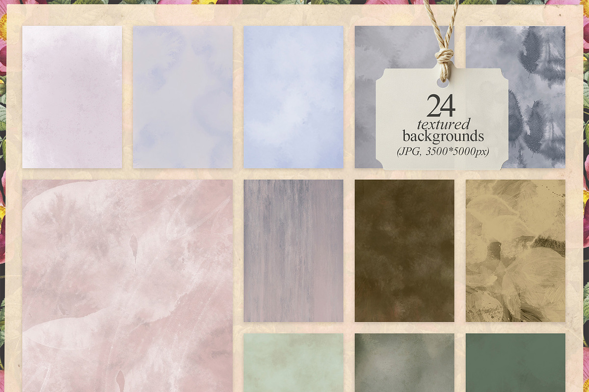 Vintage Botanical Charm Collage Pack, an Object Graphic by lerinartstudio (Photo 9 of 14)