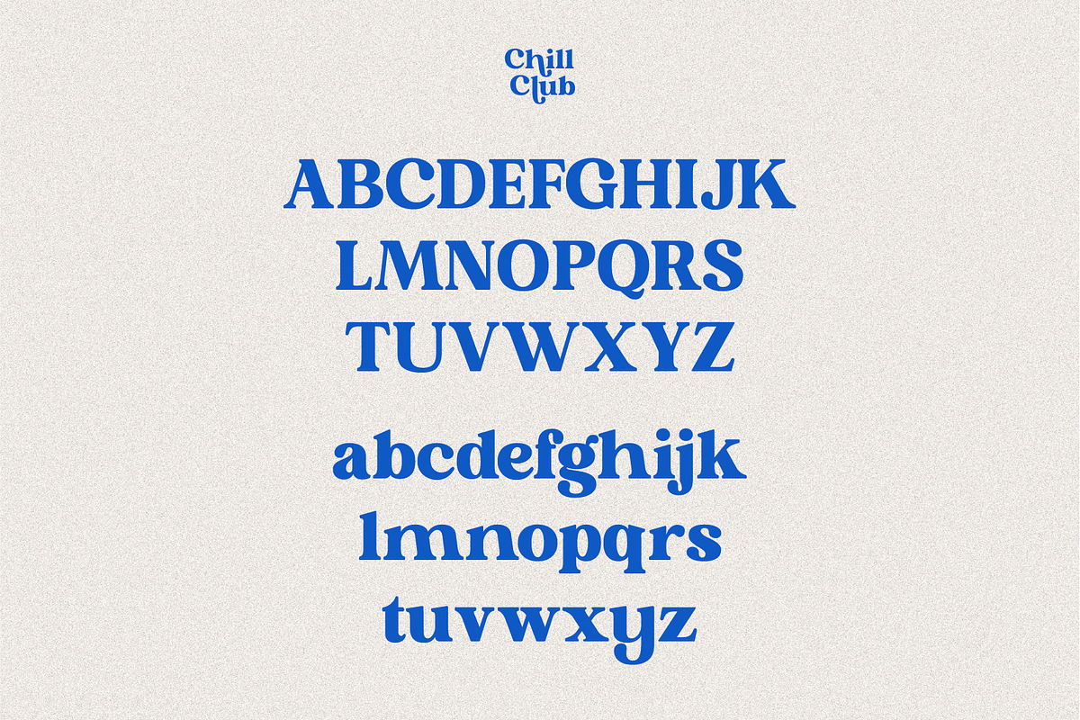 Chill Club, a Serif Font by Prestige Artsy Studio (Photo 11 of 13)