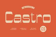 CS Castro – Reverse Contrast Font, a Sans Serif Font by Craft Supply Co. (Thumbnail 1 of 8)
