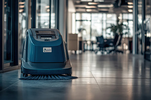Closeup view of a cleaning machine, a Photo by Pavel_design