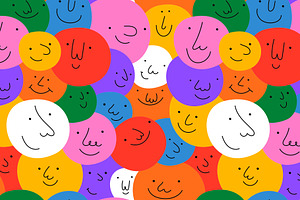 Smiley Pattern Set