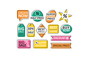 Sale and special offer labels, an Object Graphic by Good Studio (Thumbnail 3 of 6)