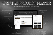 Notion Template For Creatives - B&W, a Templates & Theme by flowē (Thumbnail 1 of 5)