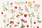 Whimsical Floral Backgrounds Frames, a Background Graphic by whiteheartdesign (Thumbnail 15 of 20)