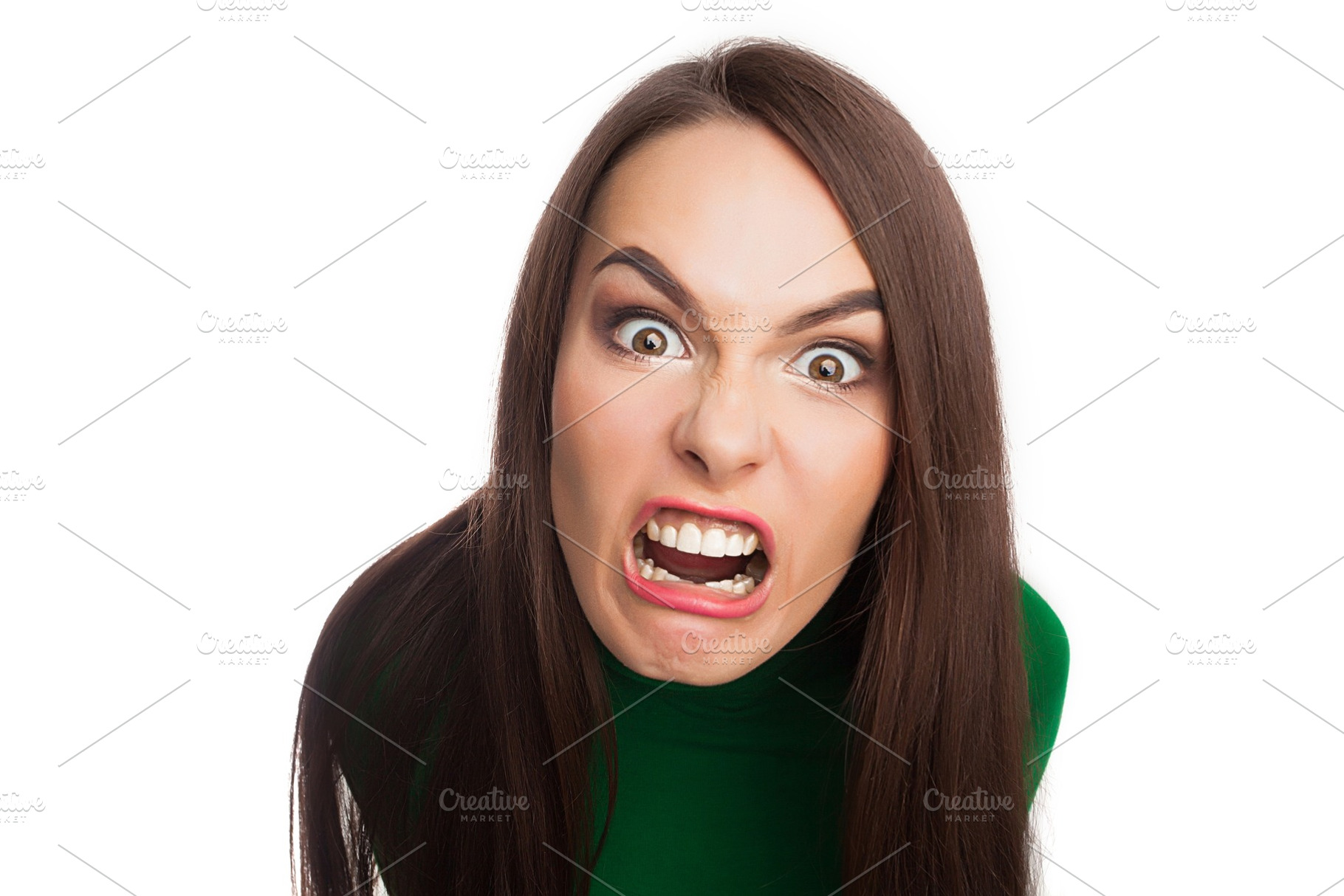 Woman in a green turtleneck containing color, green, and turtleneck, a Person Photo by Dmitry Bairachnyi