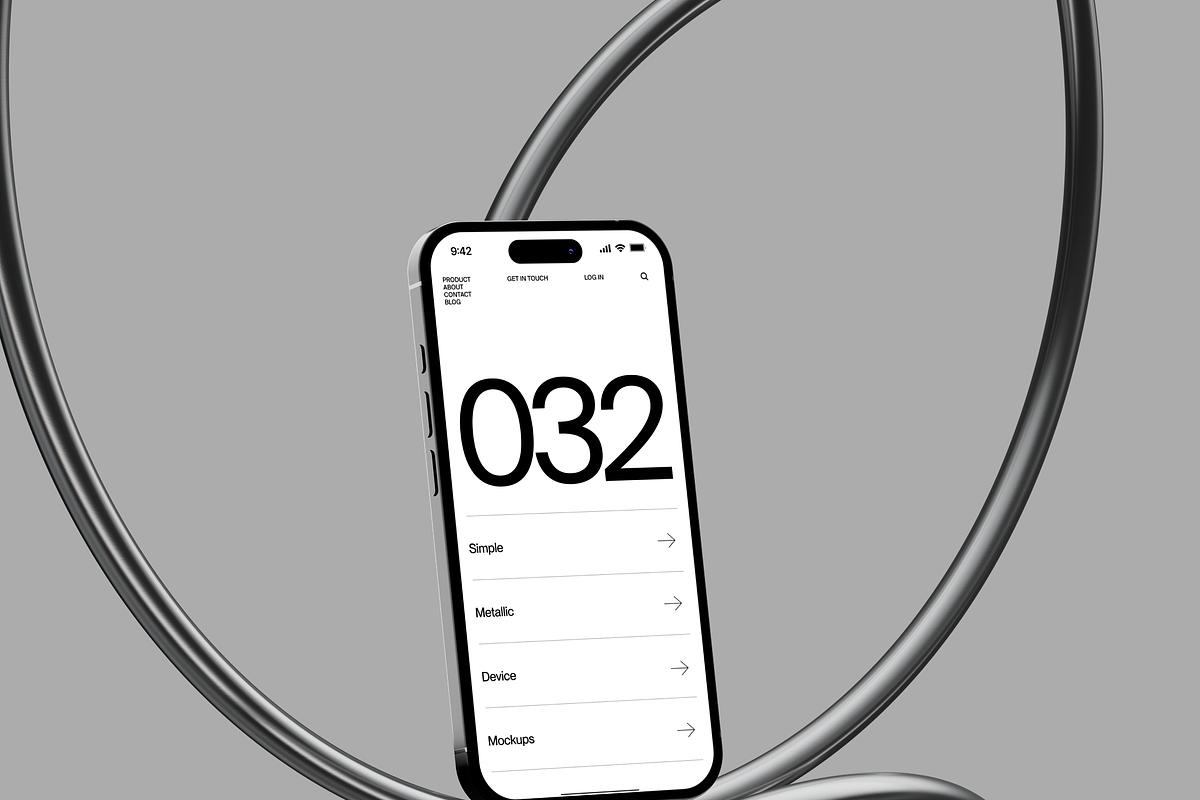 Metallic Apple Device Mockups, a Device Mockup by Wannathis.one (Photo 4 of 10)