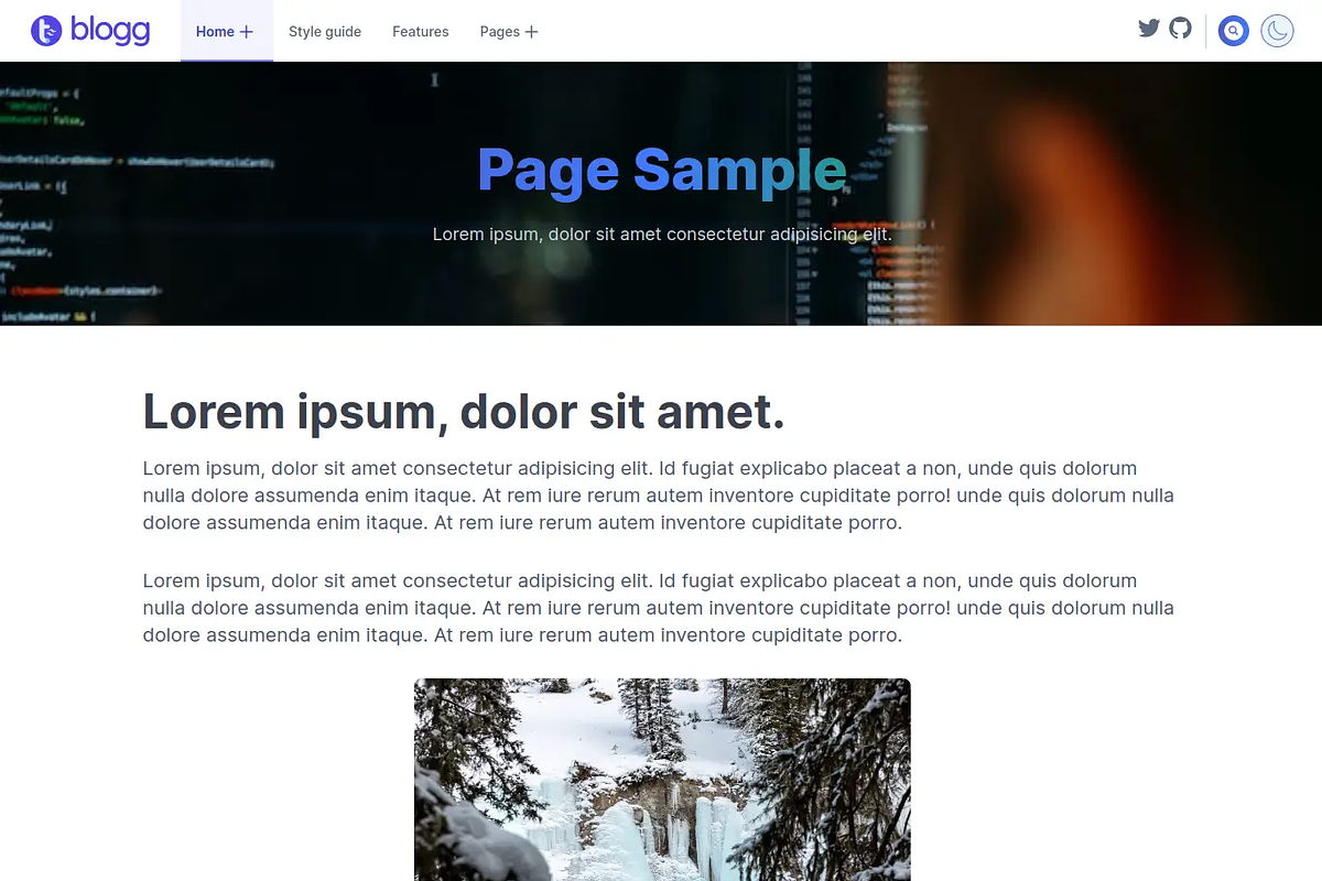 Blogg - Tailwind Theme (HTML + CSS), a HTML Template by tribo.studio (Photo 7 of 7)