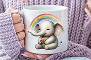 Baby Elephant Clipart, an Illustration by Pixels.Craft (Thumbnail 5 of 7)