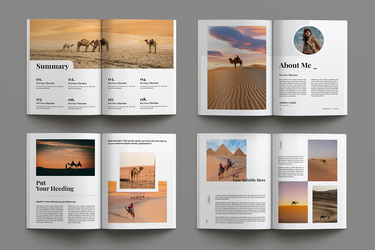 Photo Book Template, a Magazine Template by Seeing-art (Photo 10 of 11)