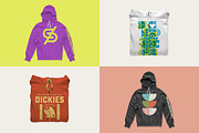 Hoodie Mockups for Illustrator, a Hoody Mockup by Komet & Flicker (Thumbnail 3 of 9)