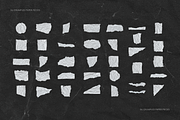 36 White Ripped Crumpled Old Papers, a Texture Graphic by Ksuview (Thumbnail 2 of 9)
