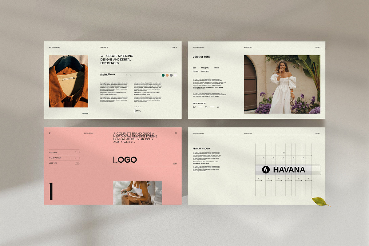 Brand Guidelines Template, a Presentation Template by S A N D Y (Photo 3 of 9)