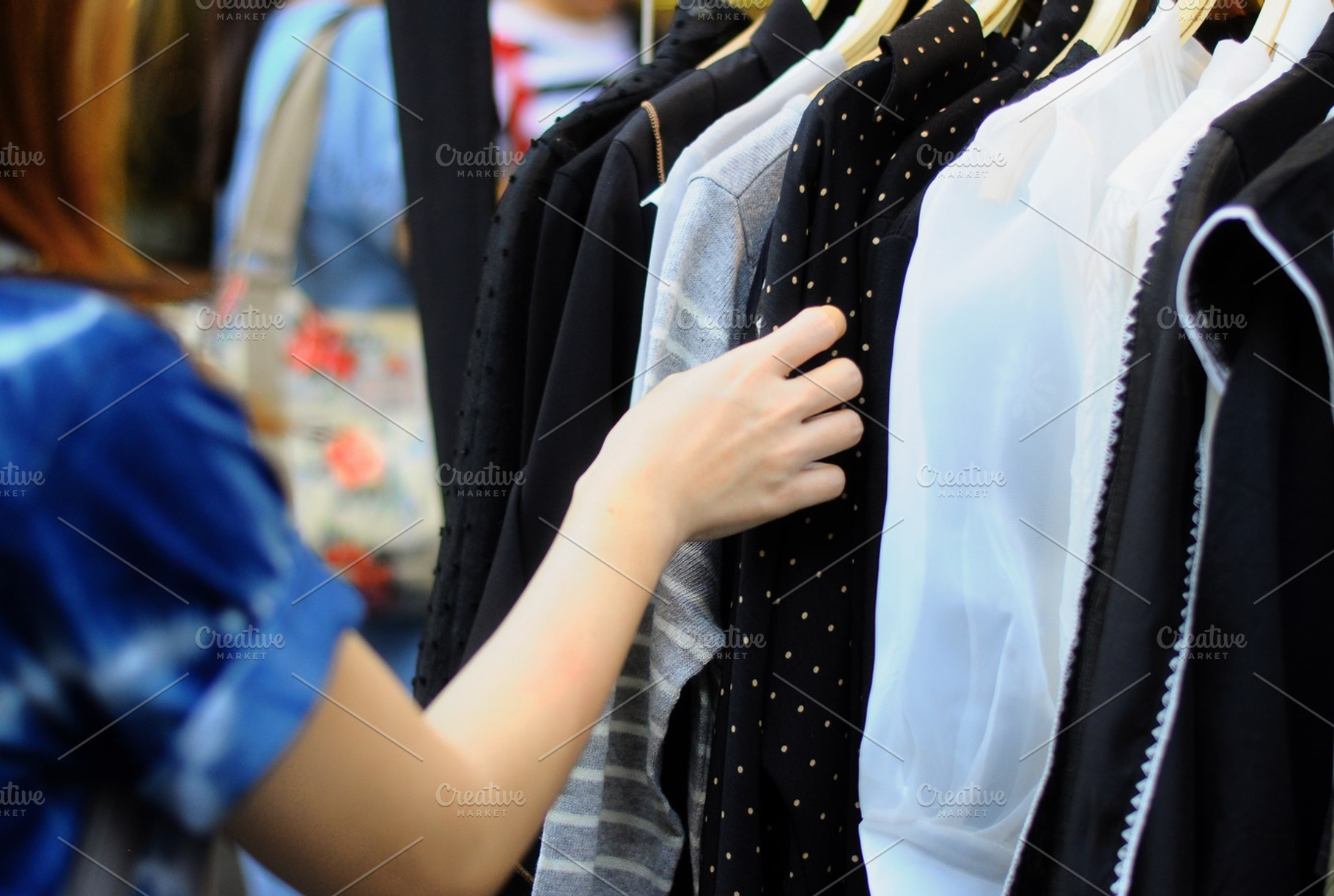 Shopping at flea market, a Beauty & Fashion Photo by PEMIKA