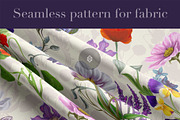 Wildflowers Seamless Pattern, a Pattern Graphic by Yana Dobrik (Thumbnail 6 of 11)