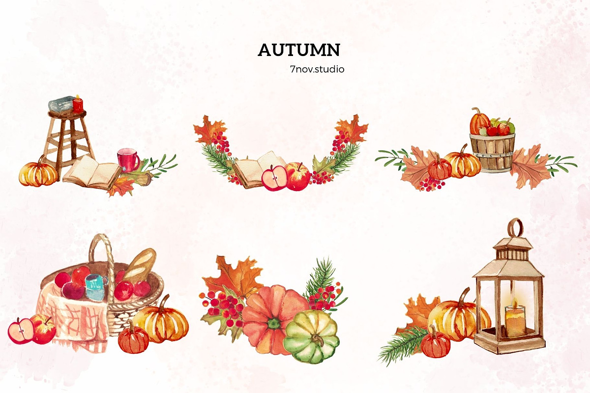 Autumn, a Seasonal Illustration by 7nov.studio (Photo 2 of 7)