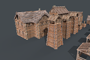 Wooden Village, an Architecture 3D Model by Beatheart Creative Studio (Thumbnail 5 of 22)