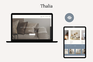 Thalia Squarespace 7.1 Template