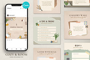 Cozy house CANVA Instagram post, a Social Media Template by Chanut is industries (Thumbnail 1 of 5)