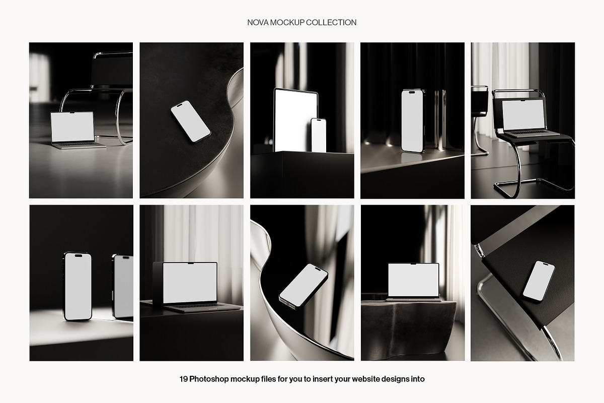 19 iPhone, iPad, MacBook Mockups, an iPhone Mockup by Moyo Studio (Photo 7 of 8)