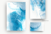 Watercolor Blue Textures Backgrounds, a Texture Graphic by Kolorata Art (Thumbnail 7 of 7)