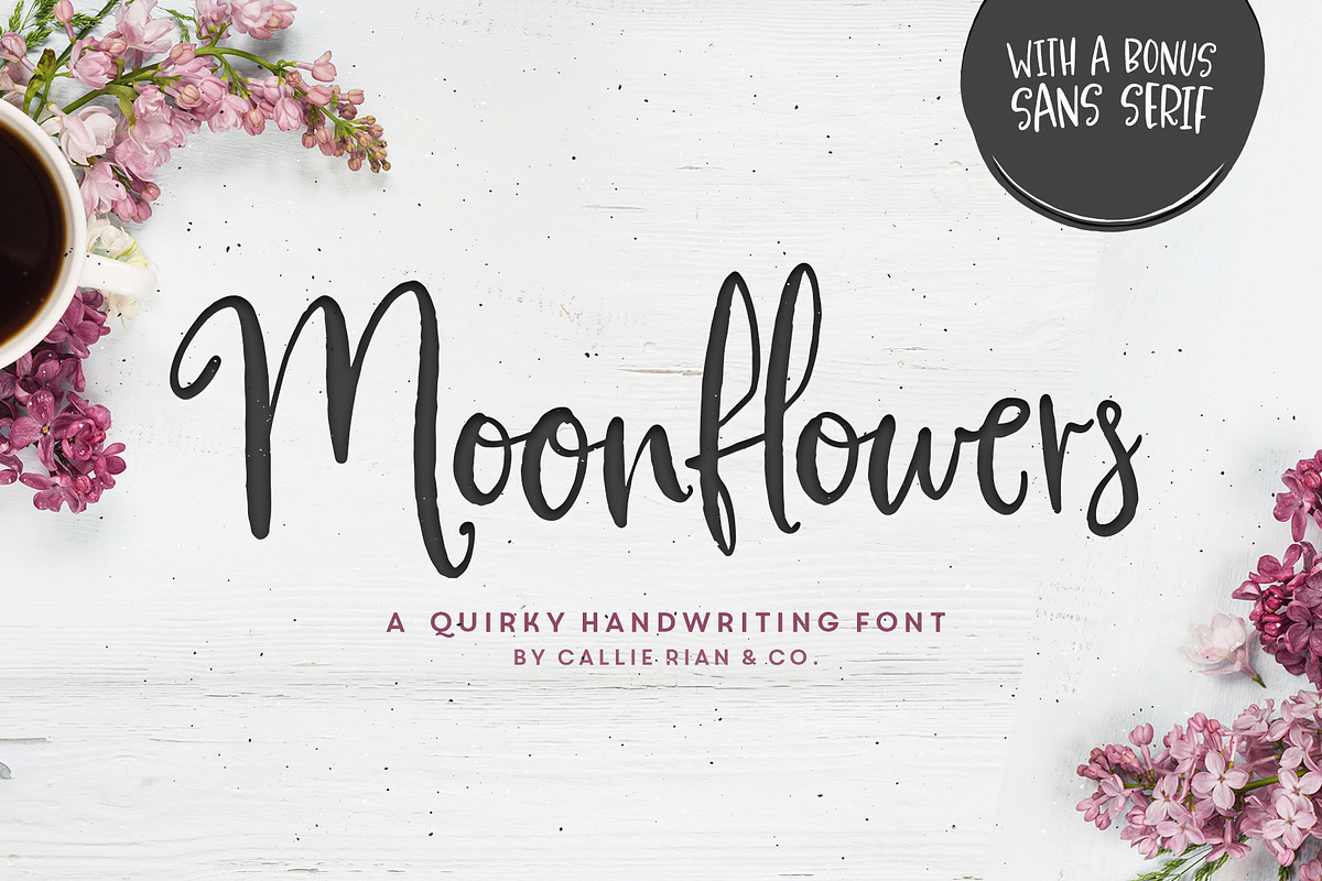 Moonflowers Font Family