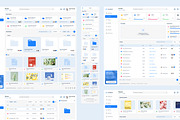 Cloud Storage Management Dashboard, an UI Kit Template by peterdraw (Thumbnail 3 of 7)