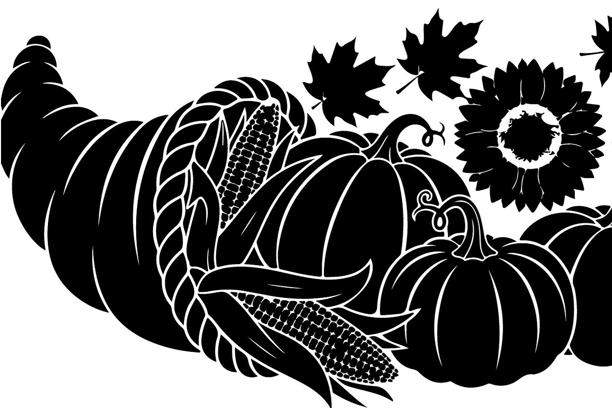 Thanksgiving Harvest Silhouette, an Illustration by Creativeshirt (Photo 4 of 51)