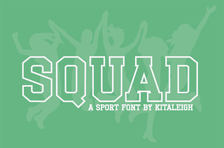 Squad, a Serif Font by Kitaleigh