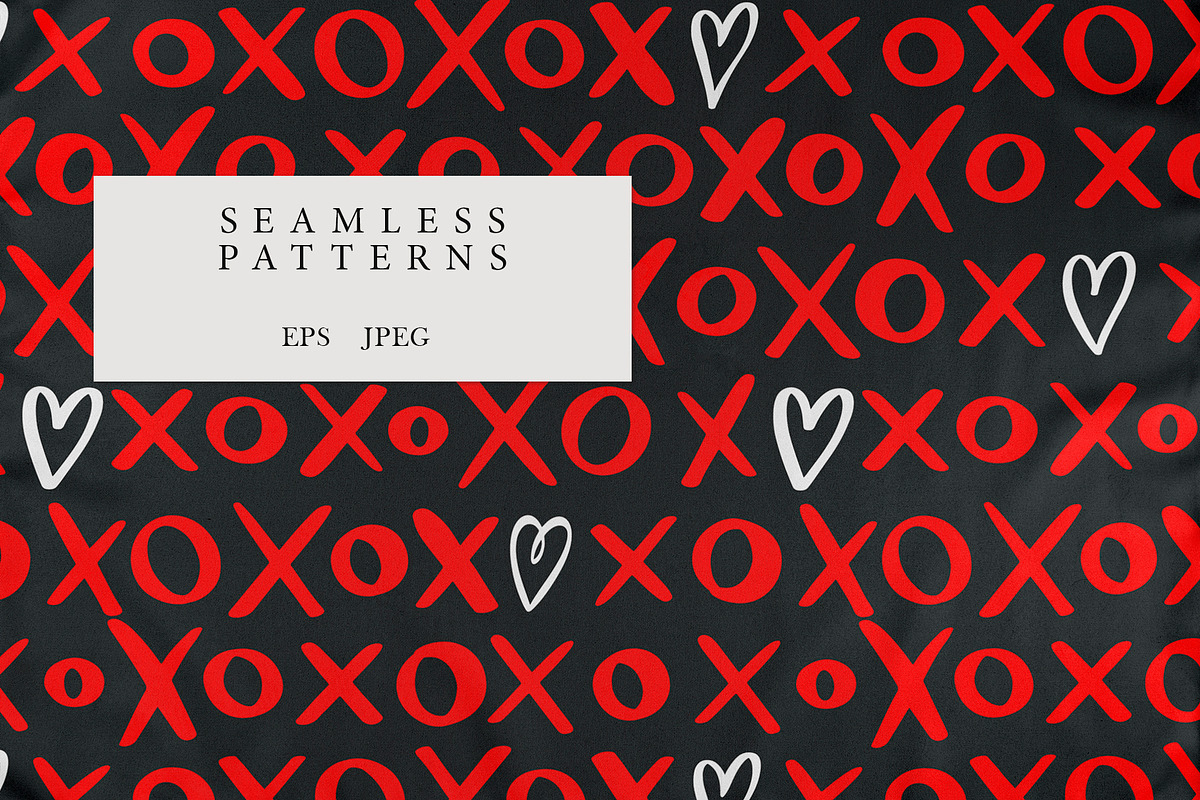 Love - Patterns Collection, a Pattern Graphic by PatrushevaYana