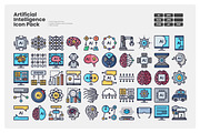 Artificial Intelligence Icon Pack, a Duotone Icon by erifqizeicon (Thumbnail 3 of 3)