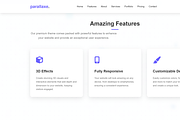 Modern Parallaxe Theme, a Templates & Theme by Modern Templates Studios (Thumbnail 1 of 8)