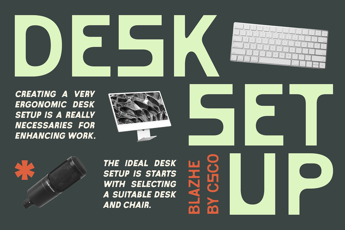 Blazhe – Contemporary Font, a Sans Serif Font by Craft Supply Co. (Photo 2 of 8)